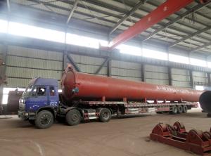 我公司3.6日發往河南華珠公司的3條2*26.5米蒸壓釜及一臺4噸生物質鍋爐